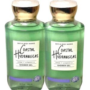 Bath & Body Works Coastal Hydrangeas Shower Gel - Green